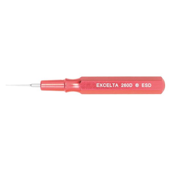 Excelta Spatula 2-1/2 In Metal Handle Red .025 260D-ESD