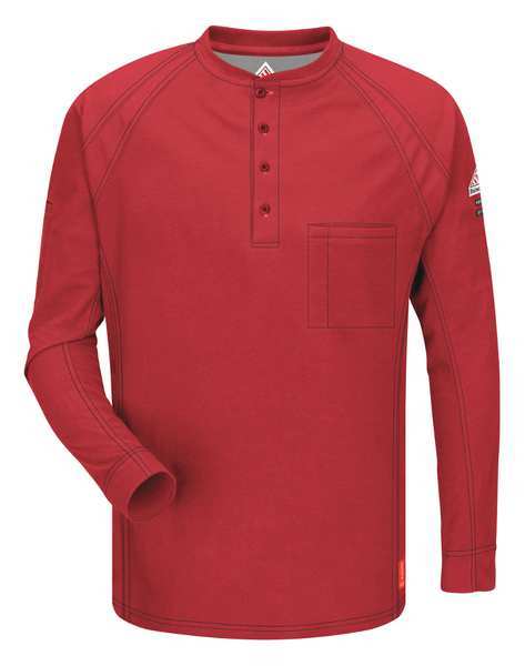 Vf Imagewear FR Polo Shirt, Rd, M, Long, Button QT20RD RG M