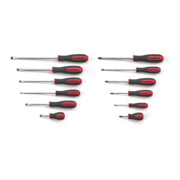 Gearwrench 12 Pc. Phillips®/Slotted Dual Material Screwdriver Set 80051