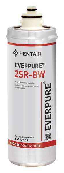 Everpure Specialty Filter Cartridge, 1 gpm, 0.5 Micron, 3" O.D., 10 1/2 in H EV962714-75