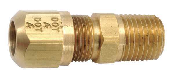 Anderson Metals Connector, Male, Brass, 1/8In Pipe 00848-0202