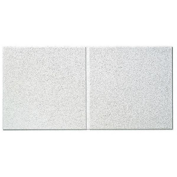 Armstrong World Industries Cirrus Ceiling Tile, 24 in W x 48 in L, Beveled Tegular, 15/16 in Grid Size, 6 PK 513A