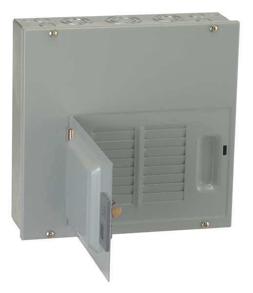 Ge Load Center, TLM812, THQL, 8 Spaces, 125A, 120/240V AC, Convertible Main Lug, 1 Phase TLM812FCUD