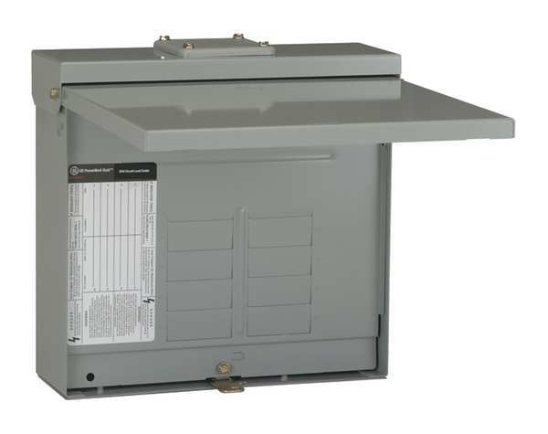 Ge Load Center, TLM812, THQL, 8 Spaces, 125A, 120/240V AC, Convertible Main Lug, 1 Phase TLM812RCU