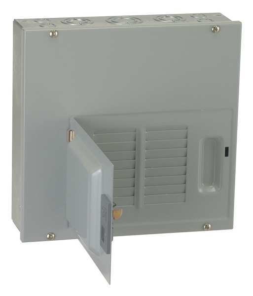 Ge Load Center, 8 Spaces, 125A, 120/240V AC TLM812SCUD