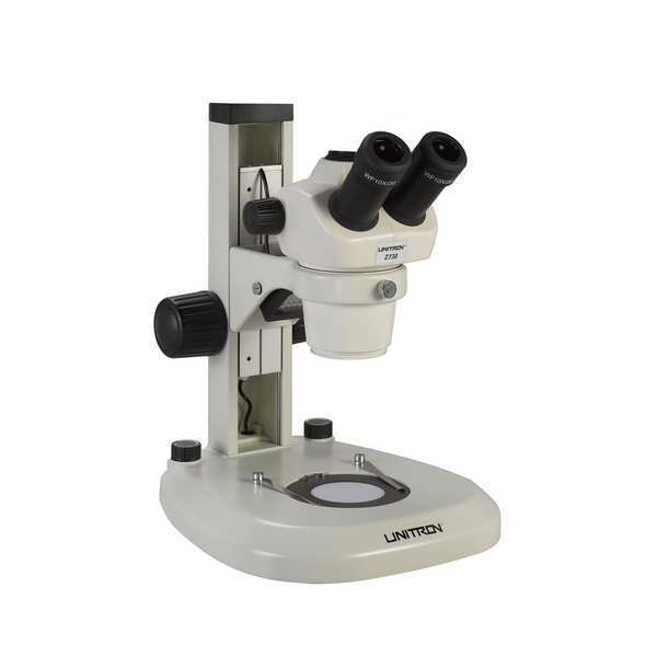 Unitron Trinocular Microscope, 0.8X to 5X, LED 13231