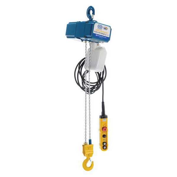 Vestil Electric Chain Hoist, 1000 lb., 220V VS-ECH-10-1PH