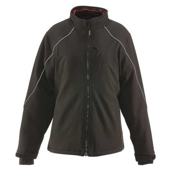 Refrigiwear Jacket Softshell Womens Black M 0493RBLKMED