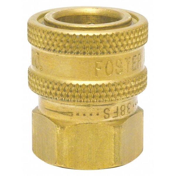 Foster Fst Socket, 3/4In Brass, Buna-N Seal 75FS