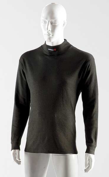 Chicago Protective Apparel FR Base Layer Shirt, Unisex, 2XL, Black CX-54