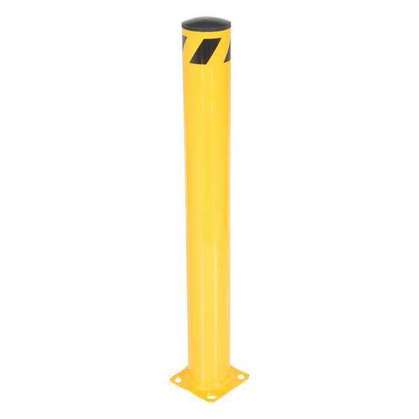Vestil Steel Pipe Safety Bollard - Yellow BOL-48-5.5