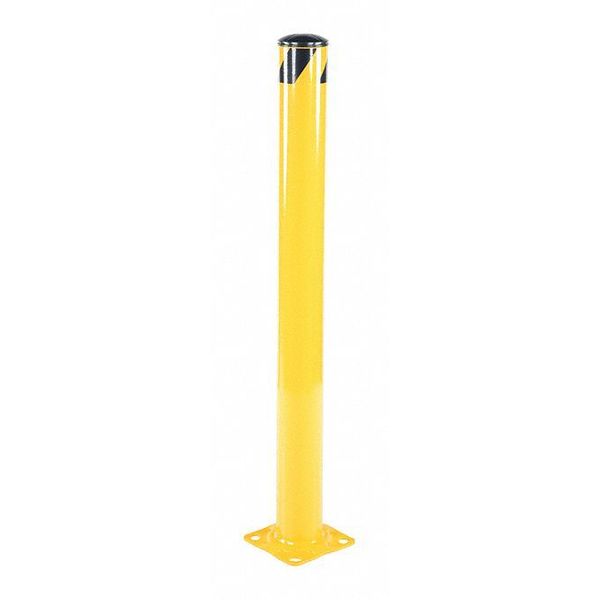 Vestil Steel Pipe Safety Bollard, 72 x 4-1/2" BOL-72-4.5