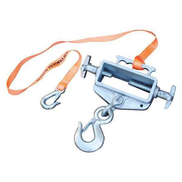 Vestil Hoist Hook Single W/Rigid Hook & Latch S-FORK-4/6-RL