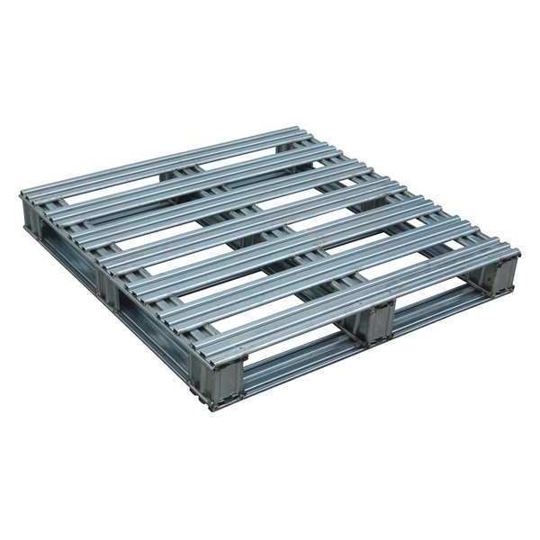 Vestil Steel Pallet, 36 in L, 36 in W, 4.75 H SPL-3636