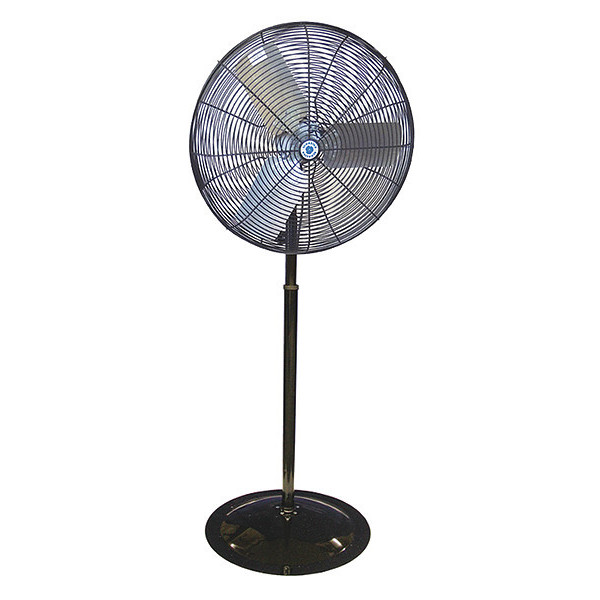 Schaefer Pedestal Fan 20" Oscillating, 115VAC TW20B-PRB