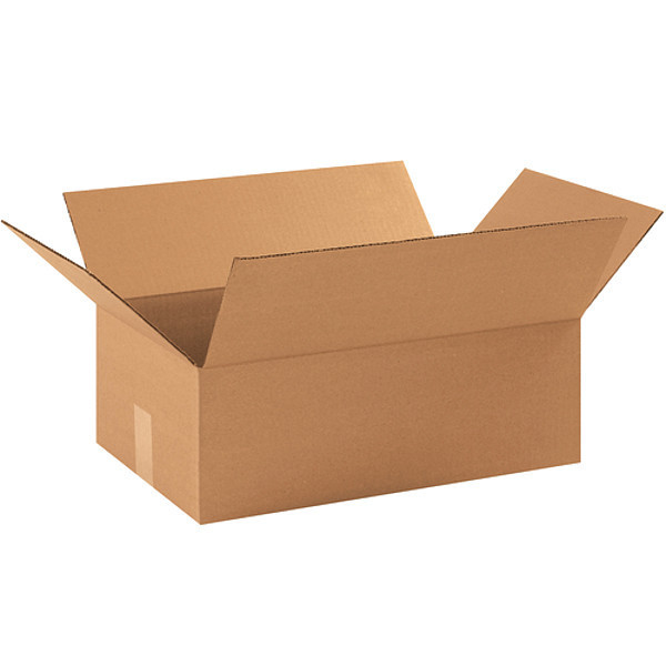 Partners Brand Corrugated Boxes, 17 1/4" x 11 1/2" x 6", Kraft, 25/Bundle 17116R