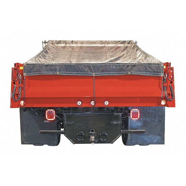 Buyers Products Aluminum Tarp System With Solid Tarp 7 x 15 Foot DTR7015S