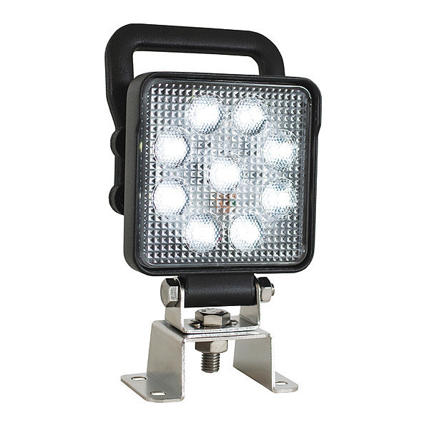 Buyers Products 4 Inch Square LED Flood Light with Switch and Handle 1492193