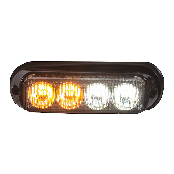 Buyers Products 5 Inch Amber/Clear LED Mini Strobe Light 8891132