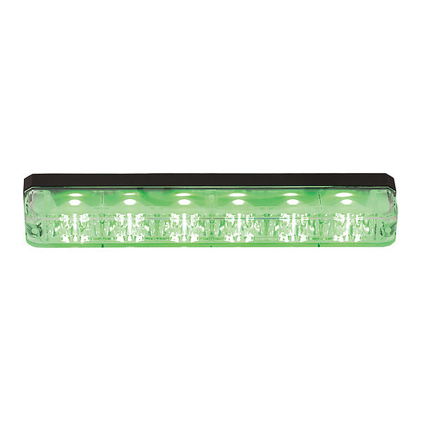 Buyers Products Ultra Bright Narrow Profile Green LED Strobe Light 8892809