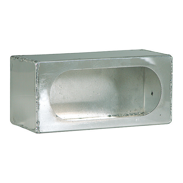 Buyers Products Single Oval Light Box Smooth Aluminum LB383ALSM