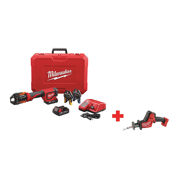 Milwaukee Tool Cordless Press Tool Kit, 18.0V 2674-22P, 2719-20