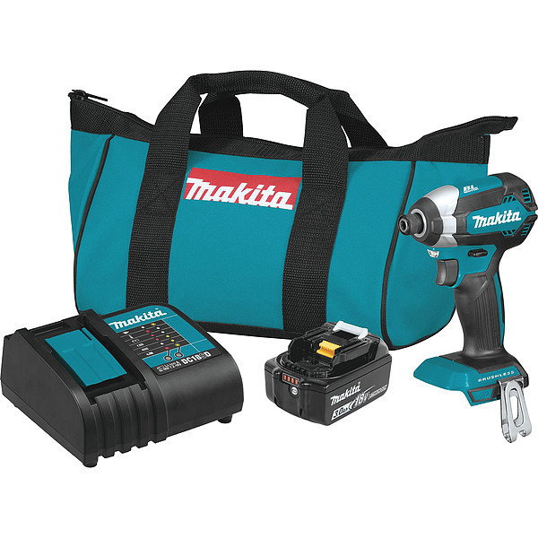 Makita 18.0 1/4" Tool Case XDT131 + BL1830B