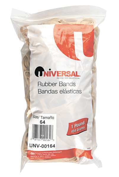 Universal Rubber Band, 5 In., Size 105, Beige, PK55 UNV01105