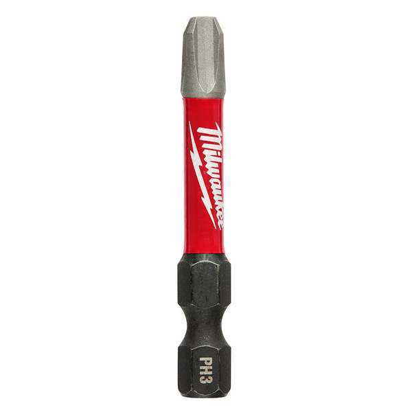 Milwaukee Tool SHOCKWAVE 2 in Phillips #3 Impact Duty Power Bit, 25-Piece Pack 48-32-4163