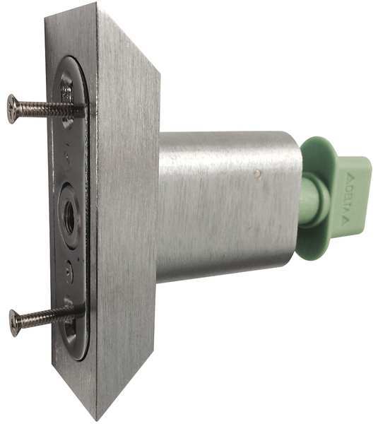 Delta Lock Lock, Sliding Door, Satin Chrome G085051