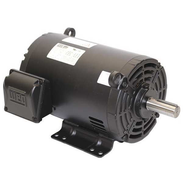 Weg 3-Phase General Purpose Motor, 5 HP, 182/4T Frame, 230/460V AC Voltage, 1,760 Nameplate RPM 00518OT3E184T-S