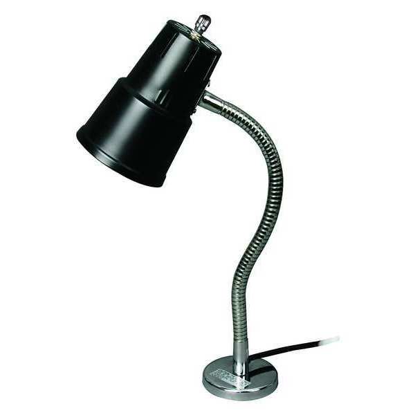 Lumapro Task Light, LED, 5.5W, BLK, 18in, Gooseneck 33HP80