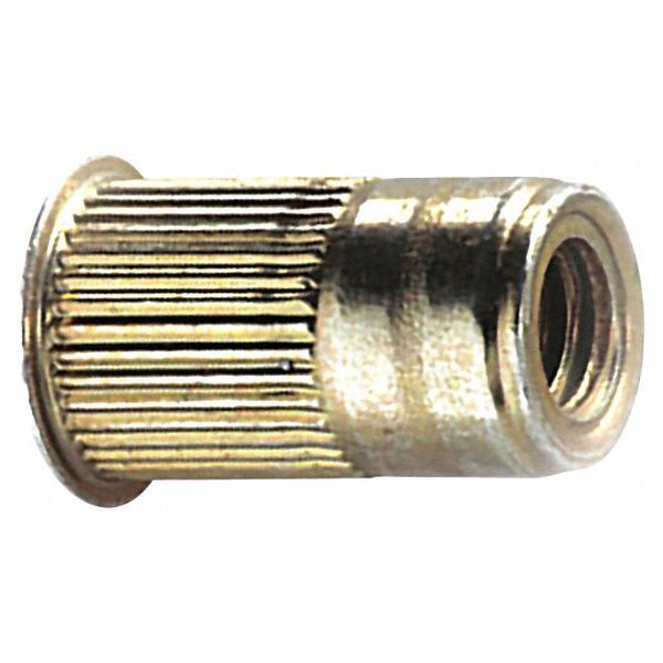 Avk Rivet Nut, M6-1.00 Thread Size, 110.56 mm Flange Dia., 14.73 mm L, Steel, 25 PK AKS4T-610-4.2