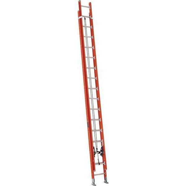 Louisville 32 ft Fiberglass Extension Ladder, 300 lb Load Capacity FE7232
