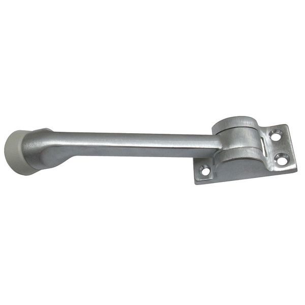 Zoro Select Lever Door Holder, Stn Chrome, Solid Brass 33J793