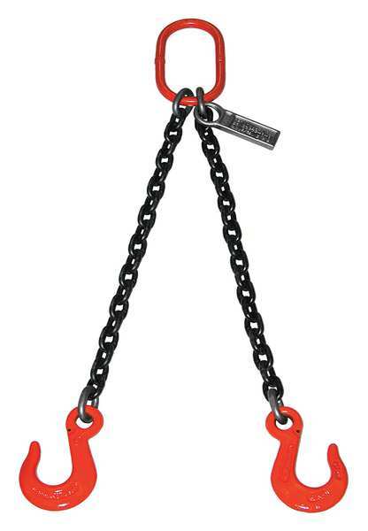 Lift-All Chain Sling, 7/32 in., 8 ft., 4700 lb. 732DOSW10X8