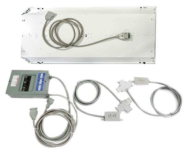 Porta-Fab Modular Wiring Kit, 8 ft. x 10 ft., Gray MW810G