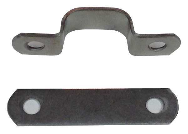 Dixie Line Clamps Tube Clamp, 1/2in., 2 lines, PK25 802