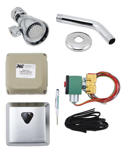 Powers Sensor Shower, IR Snsr, Bru SS, 1-3/4 In. 447 10000K100