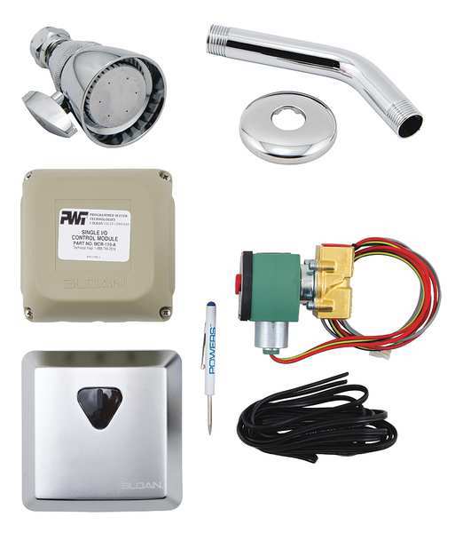 Powers Sensor Shower, IR Snsr, Bru SS, 2-1/4 In. 447 10000M100