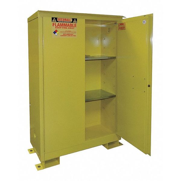 Securall Cabinet, Outdoor, Flammables, 45 Gal A145WP1