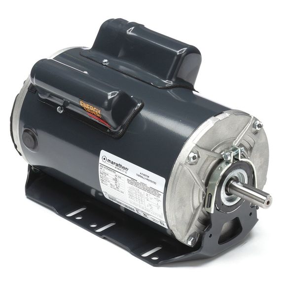 Marathon Motors General Purpose Farm Duty Motor, Capacitor-Start/Run, 1 1/2 HP, 115/208-230V AC, 56 Frame 5KCR49ZN0785S