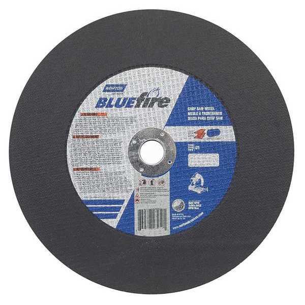 Norton Abrasives CutOff Wheel, Blue Fire, 10"x3/32"x5/8" 66252843248