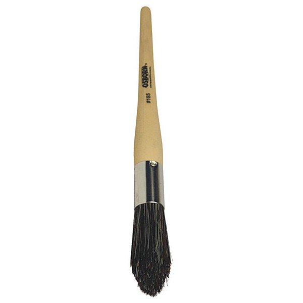 Osborn #8 Round Sash Paint Brush, Nylon Bristle, Wood Handle 0007302700