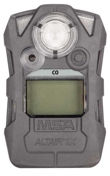 Msa Safety Gas Detector, Gray, CO, 0 to 9999 ppm 10154075