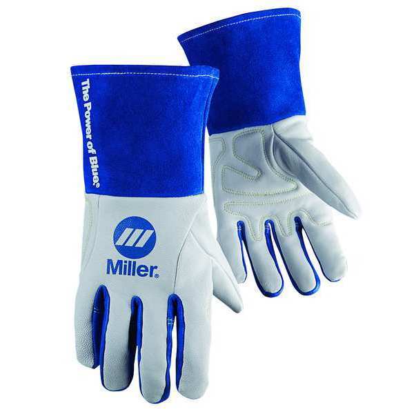 Miller Electric TIG Welding Gloves, Goatskin Palm, XL, PR 263349