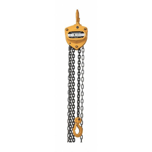 Harrington Manual Chain Hoist, 2000lb, 15ft. Lift CB010-15