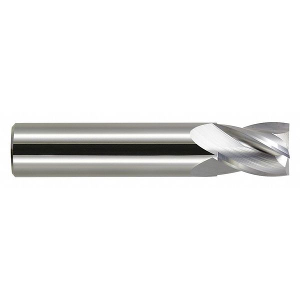 Melin Tool Co Carbide End Mill, 3/16in.dia, 30deg. 16230