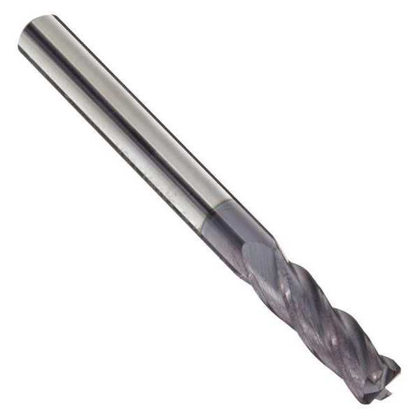 Melin Tool Co Carbide End Mill, Round, 1/8in.dia., 30deg. 51069