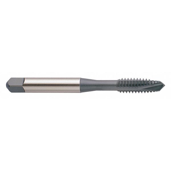 Yg-1 Tool Co Spiral Point Tap, 5/16"-18, Plug, UNC, 3 Flutes, Bright K9443